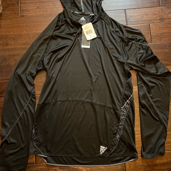 Adidas Men's Climate Control Black T-Shirt LS - Picture 2 of 10